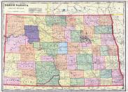 North Dakota State Map, Steele County 1911